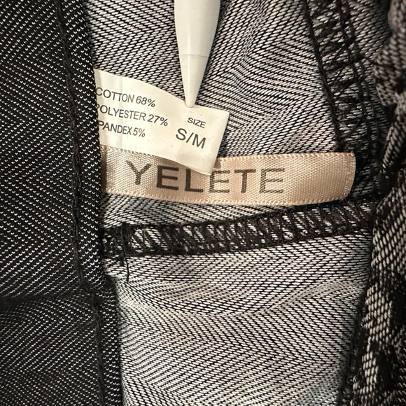 YELETE Fashion Mic Flower Pattern Jegging S/M - Picture 5 of 6